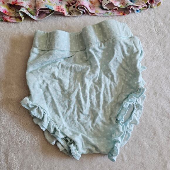 Posh Peanut 6-12m Easter Bunny Rose Peplum 2pc Bummies Viscose Bamboo - Picture 3 of 8